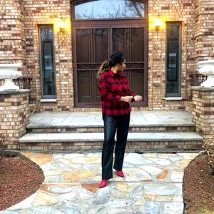 Zara Red Plaid Jacket/shacket